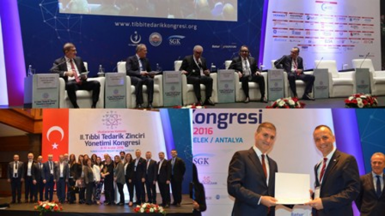 II. Tıbbi Tedarik Zinciri Yönetim Kongresi 8-10 Aralık 2016 Tarihlerinde Antalya'da Gerçekleşti.