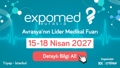 EXPOMED EURASİA 2027 İçin Stant Alanı Satışları Başladı!